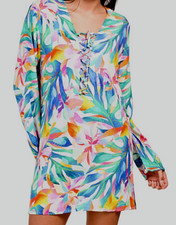 LA BLANCA COVER UP TROPICAL PRINT sz XXS NEW 104 AUTHENTIC