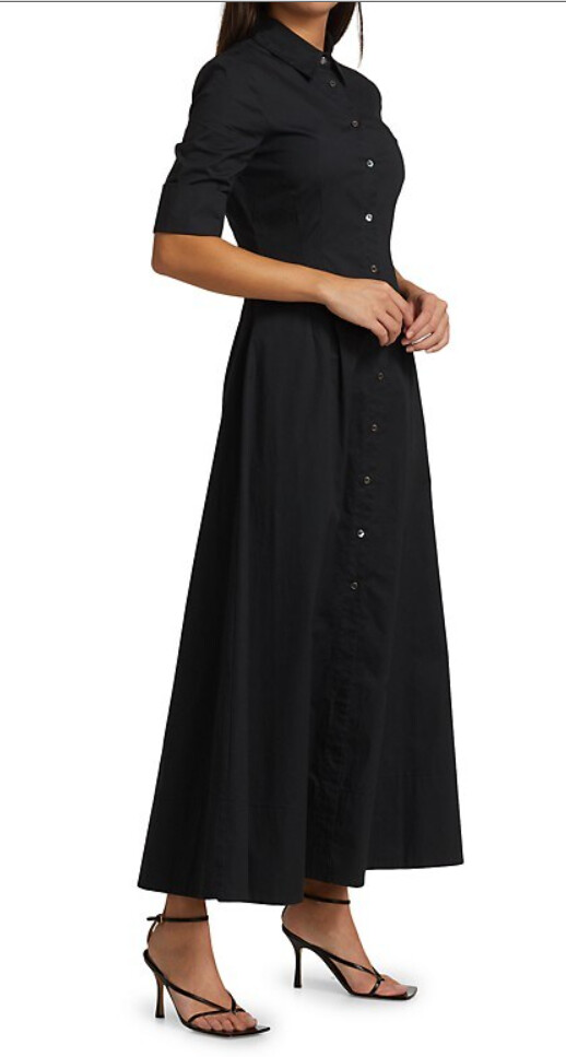staud joan maxi dress STAUD, Joan Maxi Dress in Black, Size 8