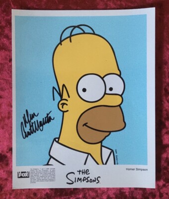 Dan Castellaneta Homer Simpson ZERTIFIZIERT signed Autogramm 8 x10 Foto + COA,