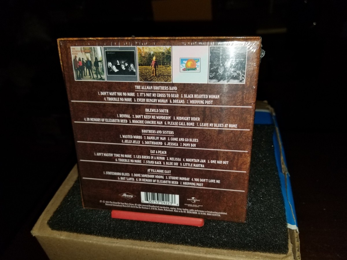 THE ALLMAN BROTHERS BAND 5 CLASSIC ALBUMS ,2015 💿 Mercury