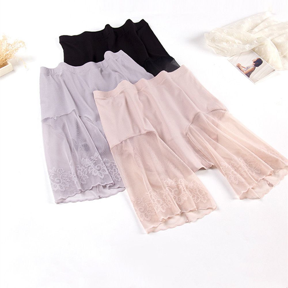 Anti Chafing High Waist Safety Pants Ladies Underwear Women's Shorts Sexy Lace eBay
