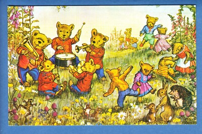 Molly Brett: Teddybär Band, Musikinstrumente, Tanzen, Künstler PC p1859