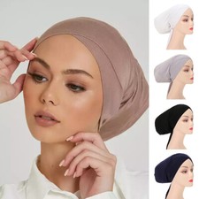 Adjustable Muslim Head scarf Inner Hijab Caps Islamic Underscarf Ninja Scarf h