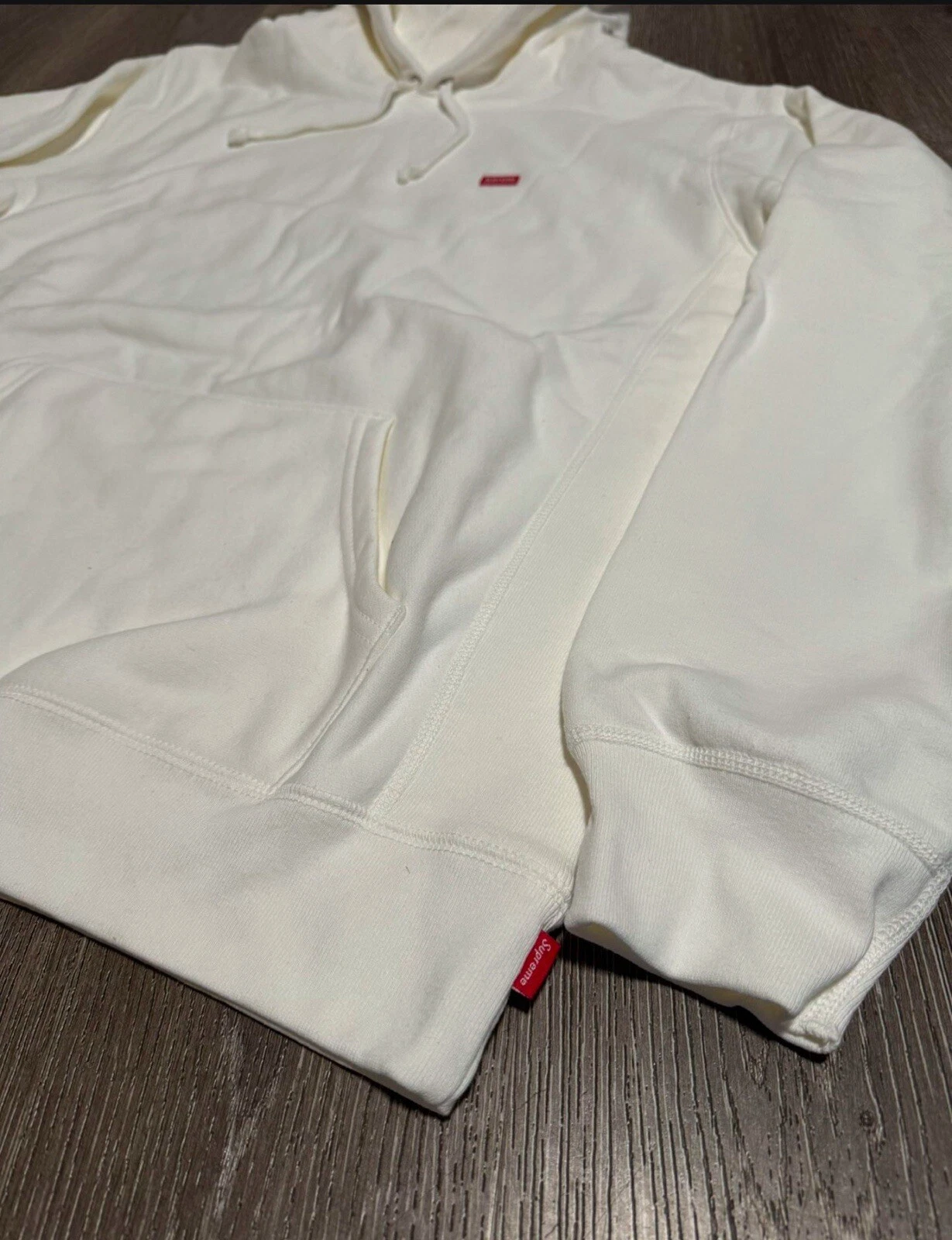 Felpa con cappuccio Supreme Small Box 'Bianco'