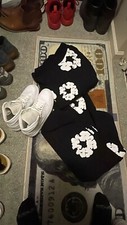 Denim Tears black large sweatsuit