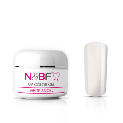 Farbgel UV Color Gel Nägel 5ml White Angel - Nagellack Nagel Gel Weiß Nail Art