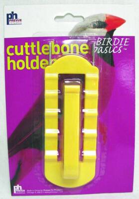Prevue Hendryx Cuttlebone & Treat Holder Null Yellow