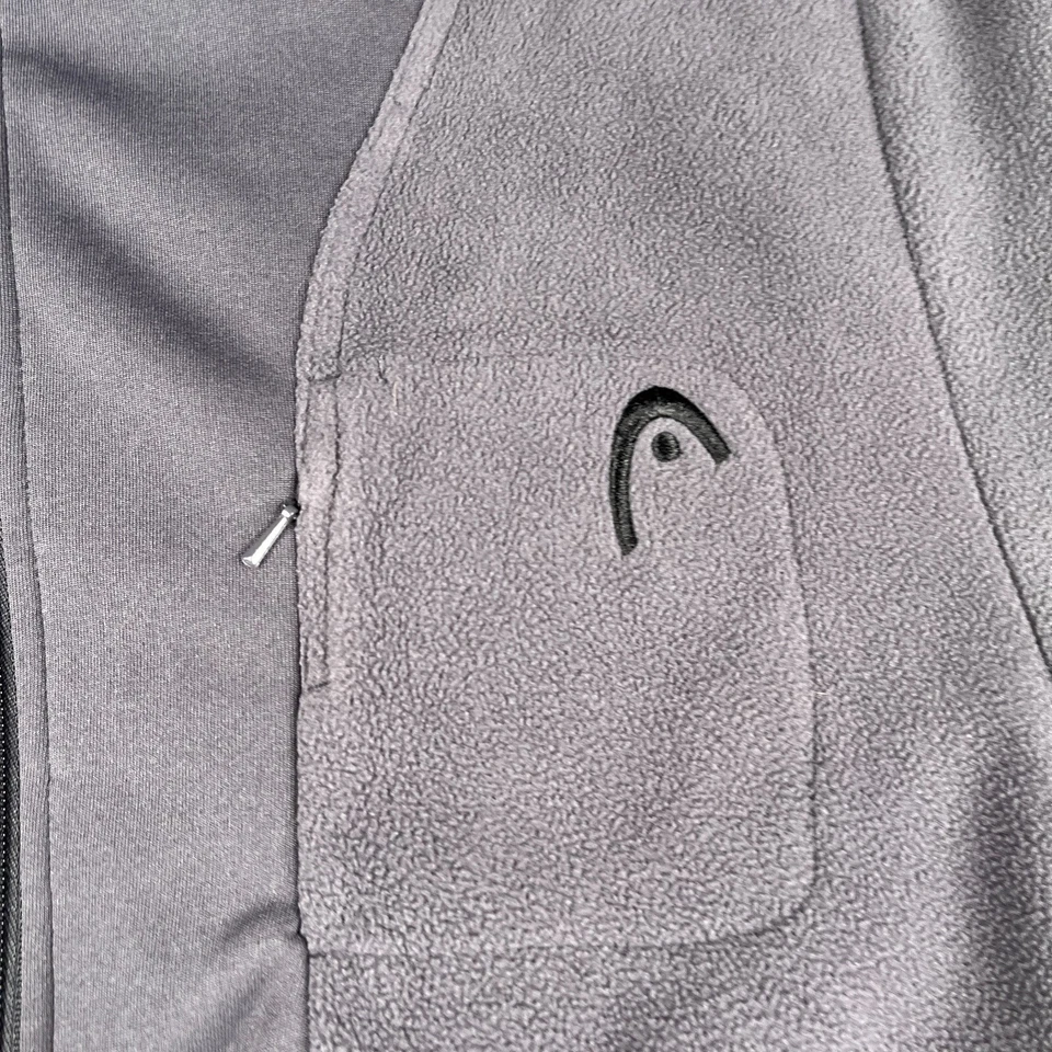 Sudadera Head Grande Gris 1/2 Cremallera Manga Larga Pullover Logo Para Hombre Foto 3 de 4