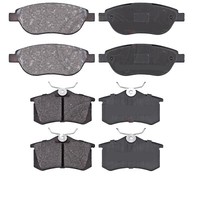 Set BeläGe Schuhe BremsbeläGe Vorne Und Hinten FüR Peugeot 307 Cc (3B)