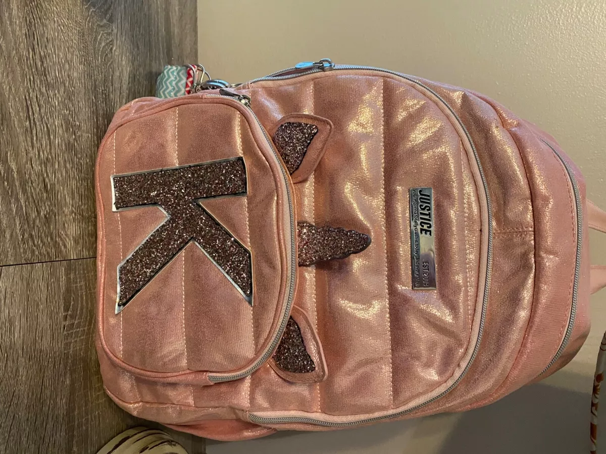 Justice unicorn backpack letter deals a
