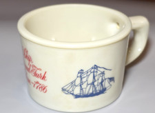 Old Spice Shaving Cup Mug Shulton Ship Grand Turk Salem 1786 Vintage Grandpa