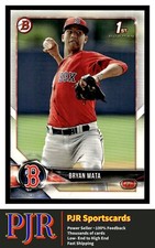 2018 Bowman #BP2 Bryan Mata Boston Red Sox  BUY 4 - 35% OFF
