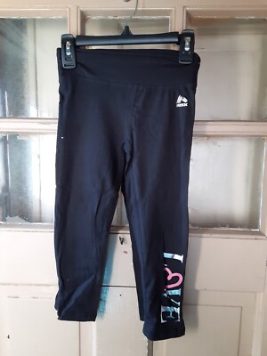 RBX (TWO) Pair Girls Crop Leggings Size Large (6X)  NEW