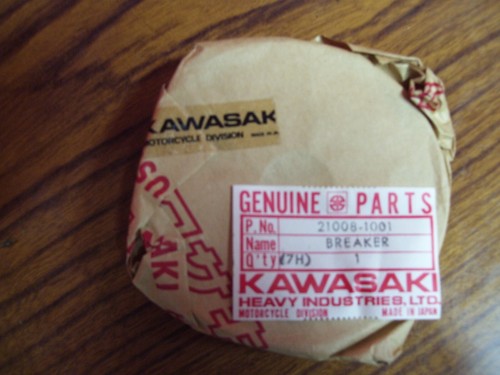 Puntos de placa de interruptor y condensador Kawasaki 78-80 KZ400 KZ440 LTD NOS 21008-1014 - Imagen 2 de 7