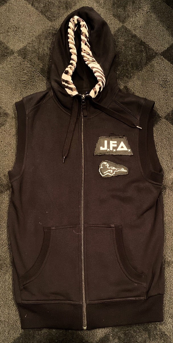 トップス BEEDEN \"ZEBRA PRINT HOODIE\" GRY Zebra Zip Hoodie Zebra Stripes Animal Print Jacket Black