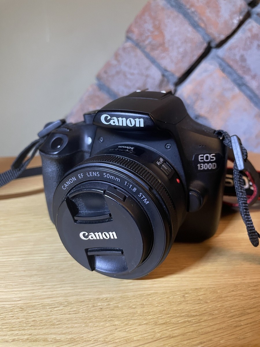 Canon EOS 1300D Digital SLR Camera Black with Multi Lens
