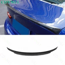 For BMW 3-Series G20 19-21 ABS Carbon Fiber FR-208 Rear Trunk Spoiler Wing Flap