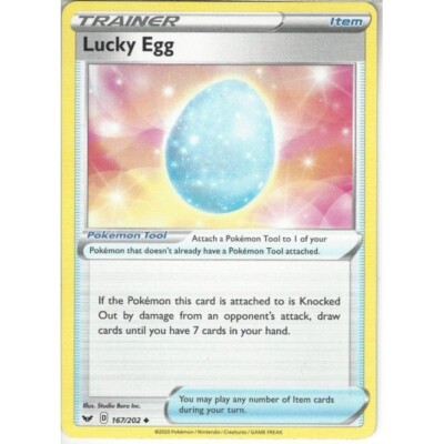 Glücksei - 167/202 - Uncommon - Schwert & Schild (Base Set) - Pokemon TCG