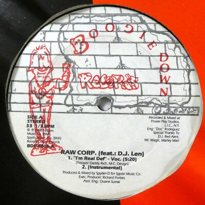 洋楽 Raw Corp. - I'm Real Def 洋楽 Raw Corp. - I'm Real Def