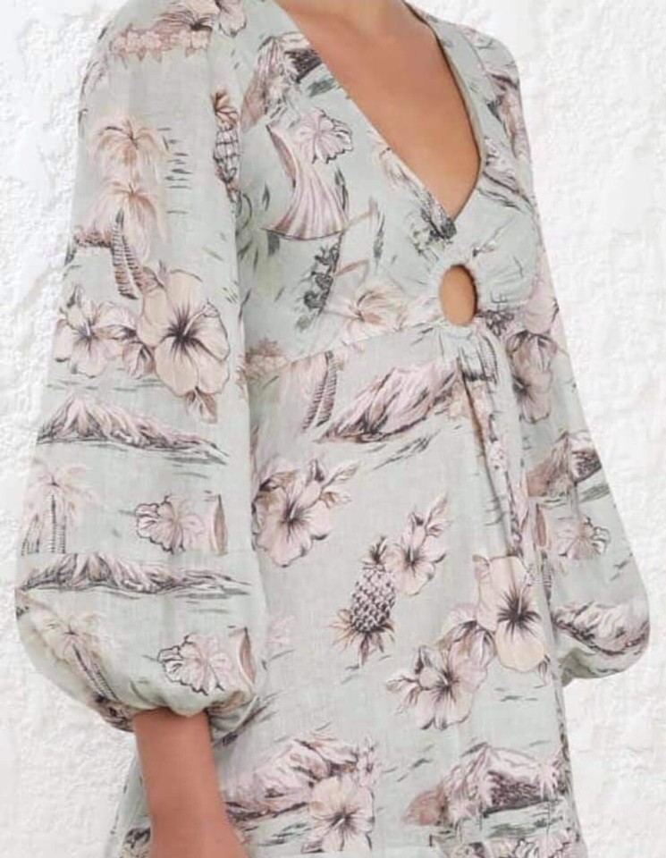 Zimmermann Wayfarer Floral Dress Size 3 eBay