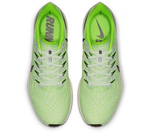 Nike Mens Air Zoom Pegasus 36 Running Shoes, Phantom/Riderock/Electric Green/Moon Particle, Size 9.0