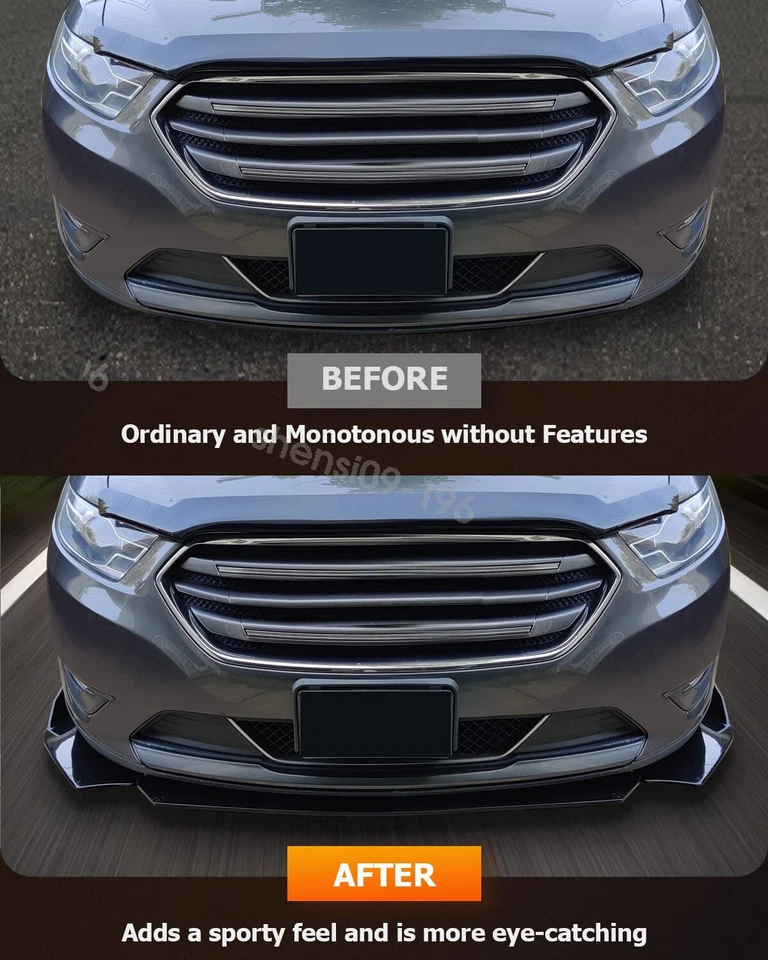 For Mazda 323 3 Sport Front Bumper Lip Splitter Side Skirts Rear Lip Gloss Black Foto 2 de 4