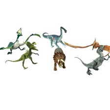 Lot of 6 Vintage 2000 Jurassic Park Dinosaurs Toys All Work Sounds Pterodactyl