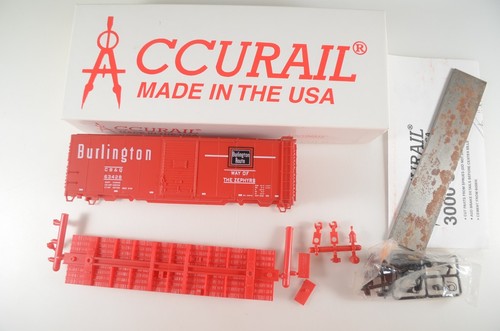 Kit de vagón de carga de acero Accurail HO CB&Q #63428 40' AAR - 3510 | Zustand: New