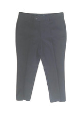 Mens Black Casual Formal Trousers Waist 32 L30