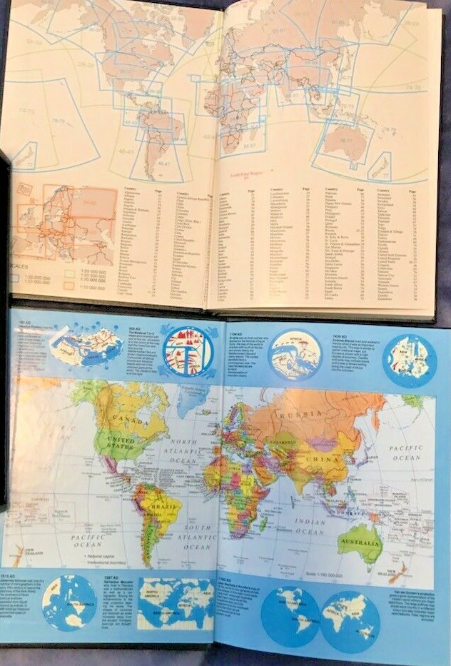 Books Collector's Edition Historical and World Atlas Herald