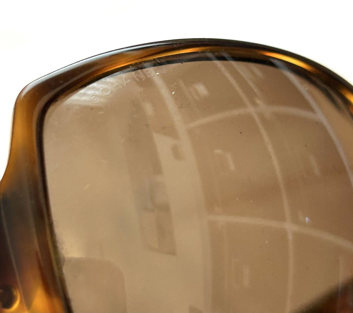 Chanel Gold CC Tortoise Sunglasses 5030 CHANEL Sunglasses: Rectangle Sunglasses, acetate — Fashion  main image 3