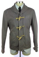 Eidos By Isaia Pablo Taupe Wood Toggle Coat Jacket 50 40 40r M $950 Eidos By Isaia Pablo Taupe Wood Toggle Coat Jacket 50 40 40r M $950