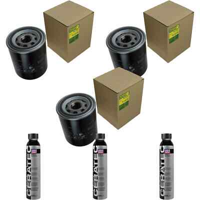 3x MANN-FILTER Ölfilter W 1374/7 + 3x LIQUI MOLY Cera Tec 3721