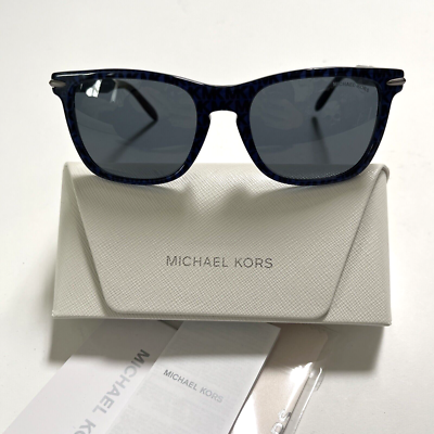 New in Case Original Michael Kors Halifax Sunglasses MK2145 Signature Navy Blue Michael Kors Halifax Sunglasses MK2145 Signature Navy Blue  main image 2