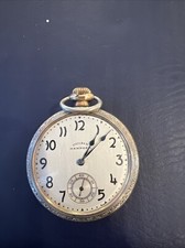 16Sz HAMPDEN MENS POCKET WATCH 1899 LOOKS RUNS GREAT KEYSTONE SCREW BACK CASE