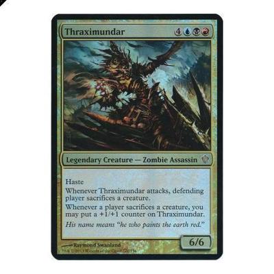 1xMagic The Gathering MTG Thraximundar - Oversized Foil Commander