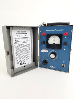 293A Associated Research Vibroground Test Kit 293 Earth Ground Tester