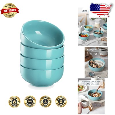 Versatile 22oz Classic Turquoise Bowls - Ideal for Soup, Cereal, Pasta & Salad