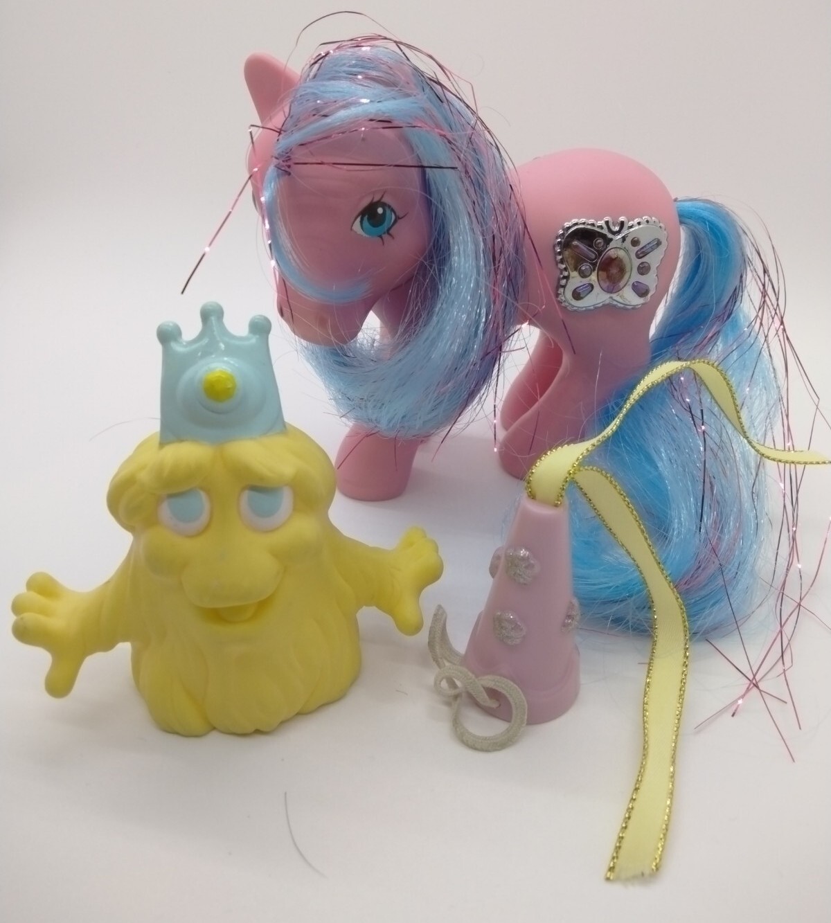 *My Little Pony Princess PRIMROSE con cappello e Bushwollie CHUMSTER anno 5 #
