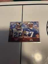 Marshall Faulk/Eddie George Super Backs Insert 2000 Topps Football Combos #TC8