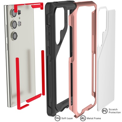 Ghostek ATOMIC slim Metal Case Designed for Samsung Galaxy S23 S23Plus S23 Ultra - Picture 42 of 47