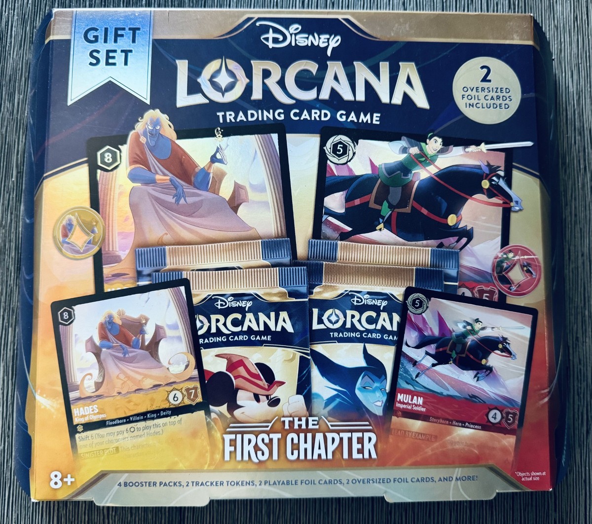 Disney Lorcana: The First Chapter Gift Set (4 Packs 12 Cards