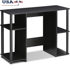Ergonomic Computer Desk Open Storage Study Table Compact Office Furniture New