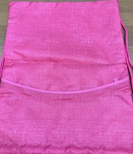 THIRTY-ONE Gifts NIP Pink Crosshatch Cinch Sac Bag Drawstring Backpack