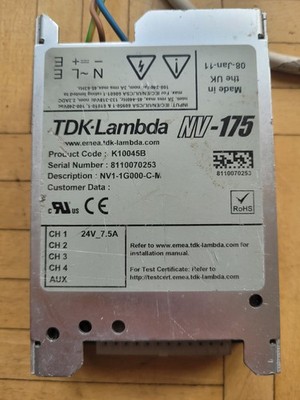 TDK Lambda NV-175 Netzteil NV1-1G000-C-M 175W