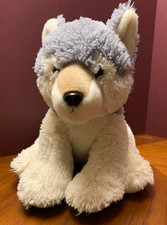 2018 AURORA WORLD HUSKY WOLF DOG PLUSH /STUFFED ANIMAL