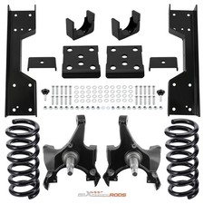 4 Front 6 Rear Lowering Kit For Chevy Silveradogmc Sierra C1500 88-98 2wd V8