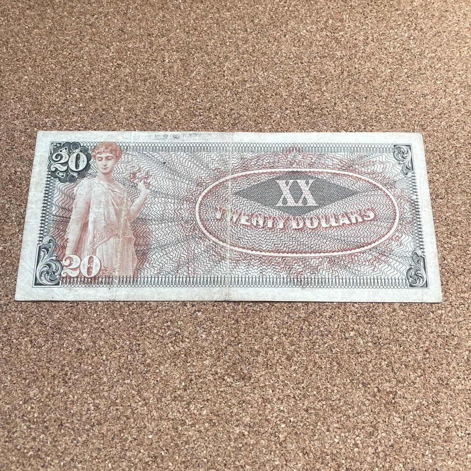 USA Military note. 20$ Serie 661 (1968-1969) Vietnam war. E25295 - Image 4 of 4