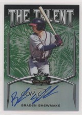 2019 Leaf Valiant The Talent Green Prismatic 85/99 Braden Shewmake Auto h3a
