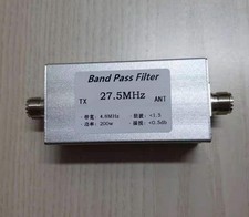 Shortwave 27.5MHz Band Pass Filter High Isolation BPF 10m Band Fliter NarrowBand